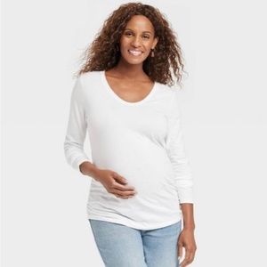 NWT Long Sleeve Maternity Shirt - Isabel Maternity by Ingrid & Isabel